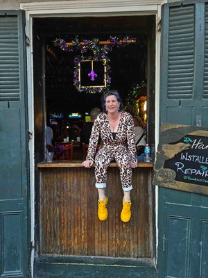 Julie in the window at Boondock Saint.jpg