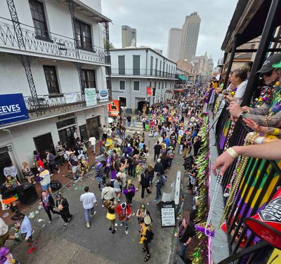 Looking down Bourbon Street from Bourbon Vieux Balcony.jpg