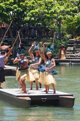 Fijian dancers at Polynesian Cultural Center