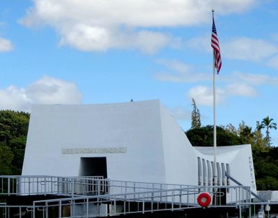 Entrance to USS Arizona Memorial