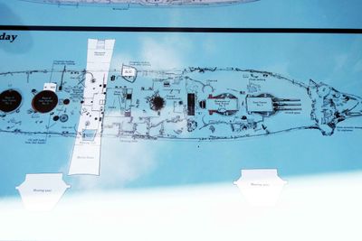 The wreckage of the USS Arizona at Pearl Harbor still contains the remains of over 900 sailors and Marines