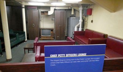 Chief Petty Officers Lounge on USS Missouri