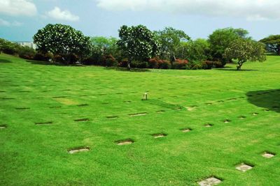 National Memorial Cemetery of the Pacific in Punchbowl Crater, Oahu, Hawaii