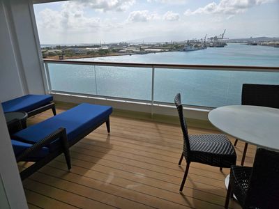 Balcony of Suite 12500 on NCL Pride of America