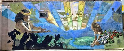 One of the many murals in the town of Wailuku on Maui