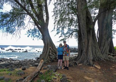Interesting trees at Laupahoehoe Point Beach Park
