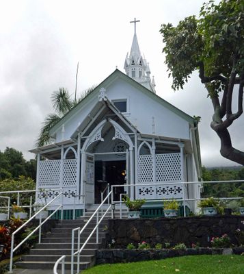 St. Benedict Catholic Church (aka The Painted Church), South Kona, Hawaii (built in 1842 and moved in 1899)