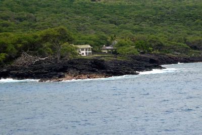 Homes along the Kona coast of Hawaii