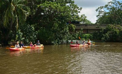 Wailua River is one of the few navigable waterways in Hawaii