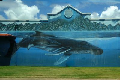 Wyland mural in Kapa'a, Kauai, Hawaii