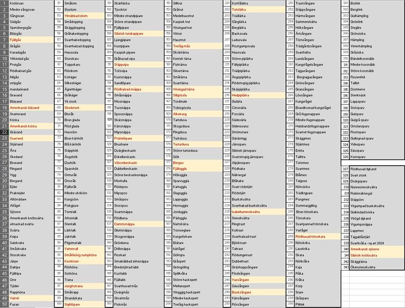 2025-02-10 Totalt 310 av 343 - Senaste Svarthalsad trast - Akalla