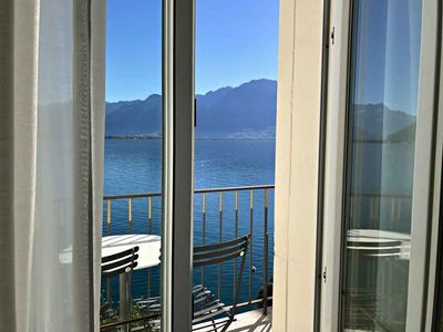 Montreux, view from the hotel room