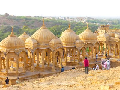 Bada Bagh Cenotaphs