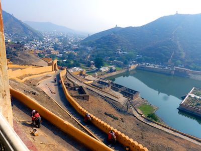 View from Amber Fort
