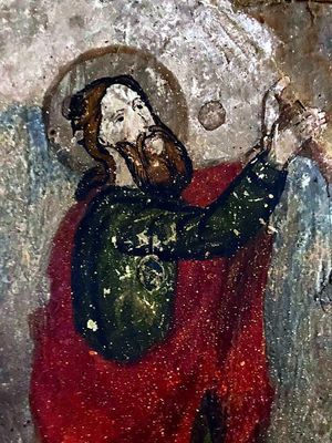 Wall paintings at Saint Parascheva Church, Poienile Izei
