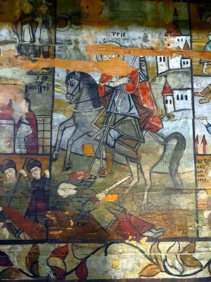 Wall Paintings of Hill Church in Ieud