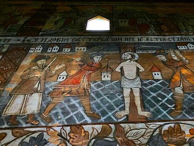 Wall Paintings of Hill Church in Ieud