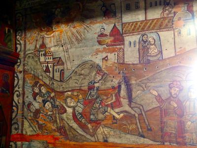 Wall Paintings of Hill Church in Ieud