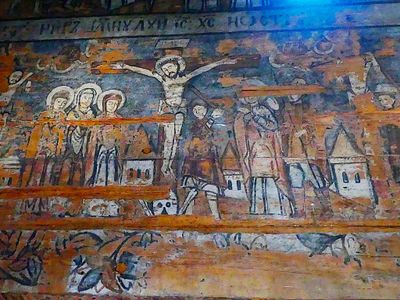 Wall Paintings of Hill Church in Ieud