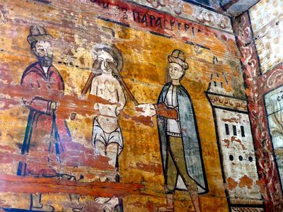Wall Paintings of Hill Church in Ieud