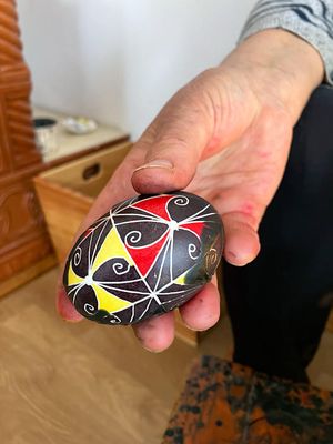 Traditional Craft of Egg Painting, demonstration