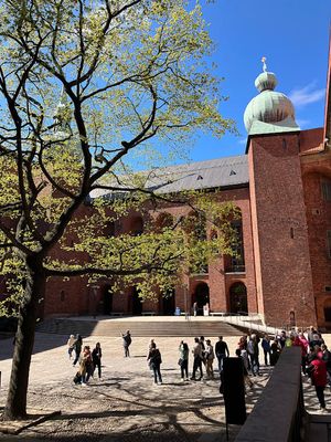 Inner courtyard of Stockholm City Hall