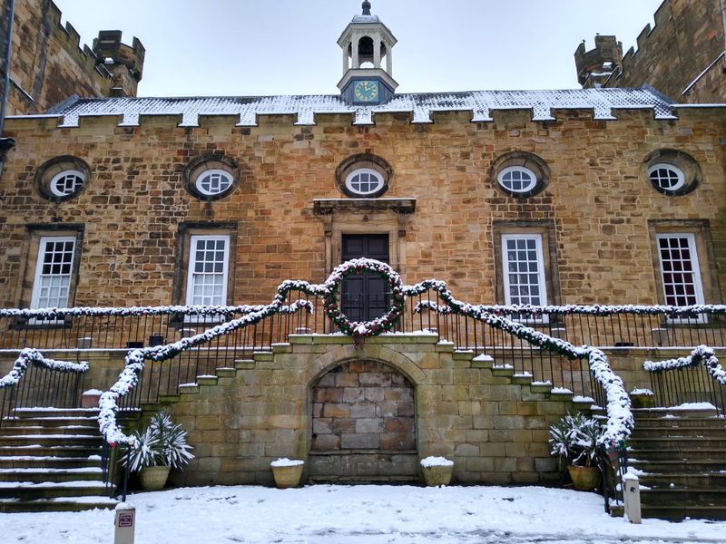Winter at Lumley Castle