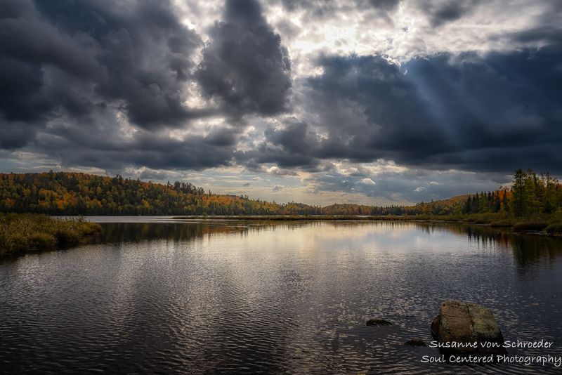 Hiking in Tettegouche State park, MN, Mic Mac lake 2
