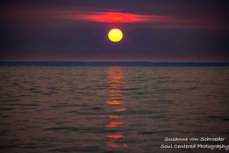Lake Superior sunset, Cornucopia, WI 2