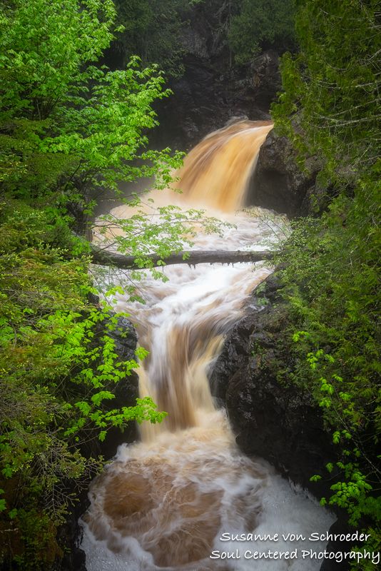 Cascade Falls at Cascade River State park, MN