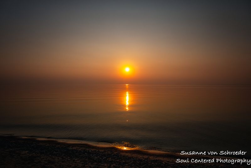 Lake Superior sunset, Herbster, WI 1
