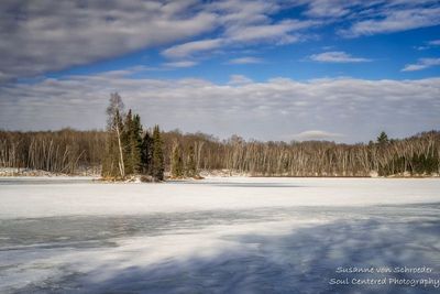 Early winter scene at Audie Lake