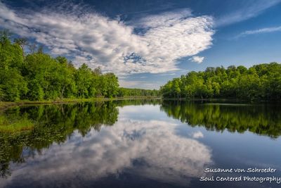 Perch Lake - clouds and blue sky