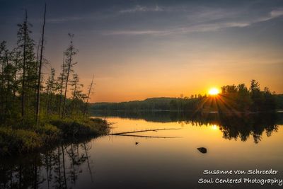 Solstice sunset, Audie Lake 2