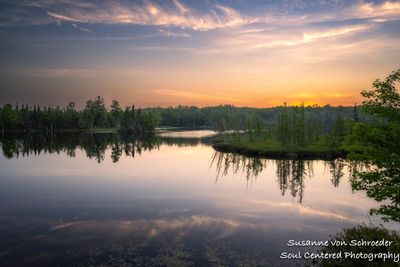 Sunset colors, Audie Lake 2