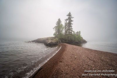 A very moody Lake Superior island scene 1