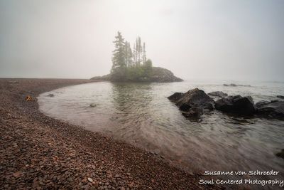 A very moody Lake Superior island scene 2