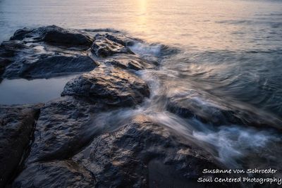Water and rocks, Lake Superior