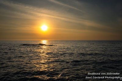 Lake Superior sunrise, golden