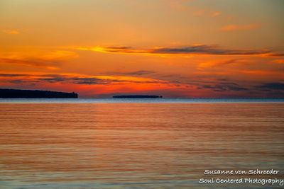 Lake Superior sunset, November 2
