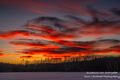 Colorful sunset at Audie Lake 2
