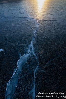 Blue ice and light