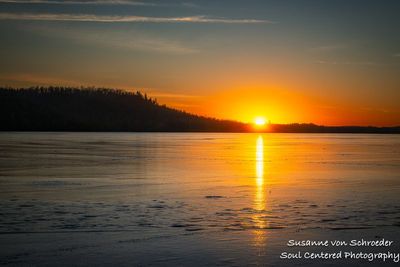 Sunset at Lax Lake, MN