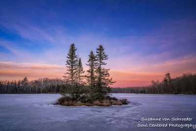 Sunset colors, Audie Lake 1