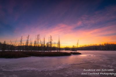 Sunset colors, Audie Lake 3