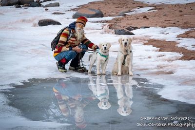 Bill and Pups reflections