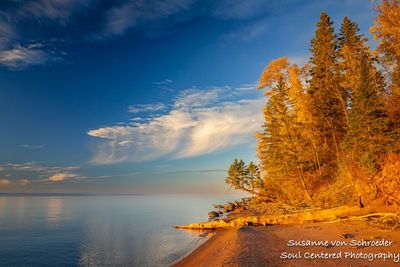 Golden hour, Lake Superior beach 2