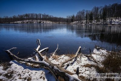 Spring at Perch Lake, ice melt