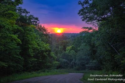 Sunset in the Blue Hills