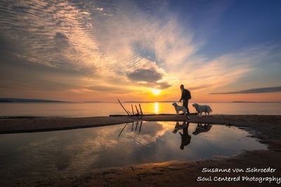 Sunrise walk, Lake Superior 